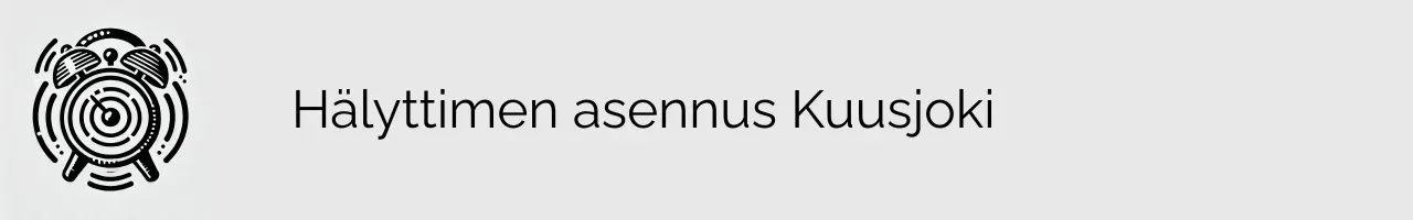 Hälyttimen asennus Kuusjoki